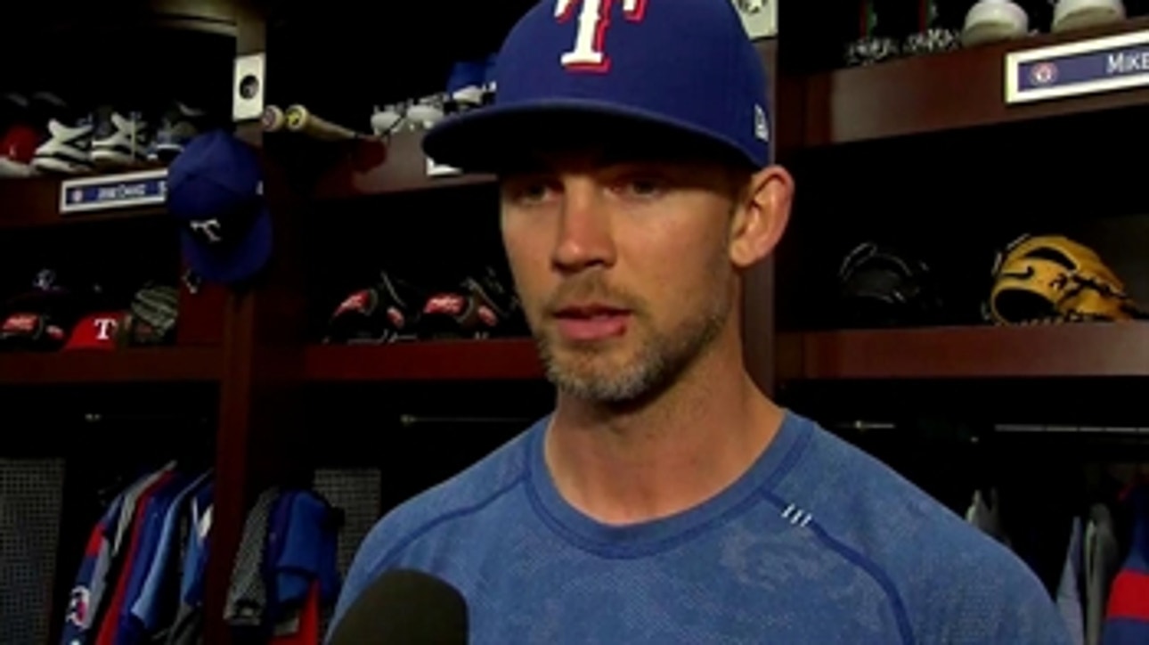 Mike Minor talks adjusting in Texas loss to Detroit