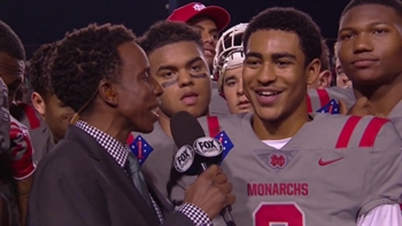 Bryce Young displays remarkable humility after Mater Dei's championship