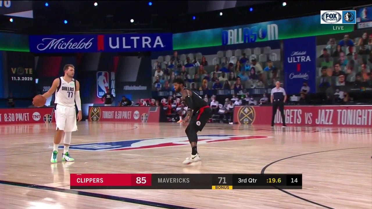 WATCH: Luka Doncic Drains the Shot With Contact