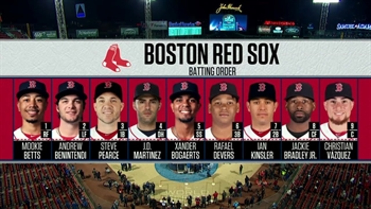 Tom Verducci previews Red Sox lineup for Game 2