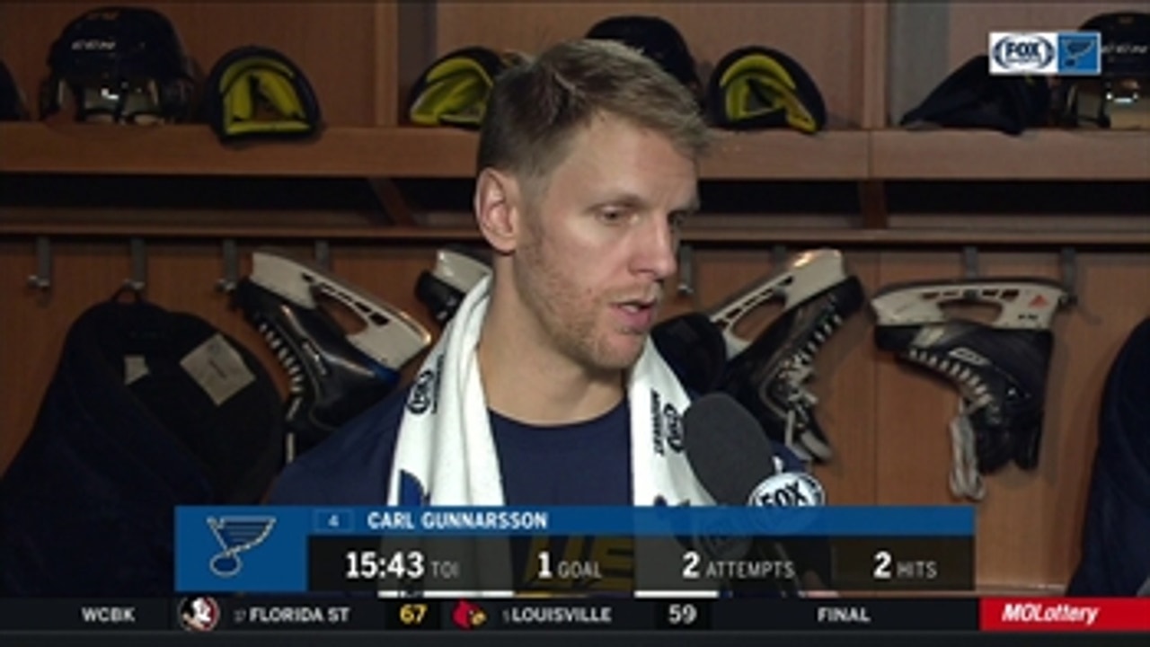 Gunnarsson on Steen: 'I think he's the heartbeat of the team'