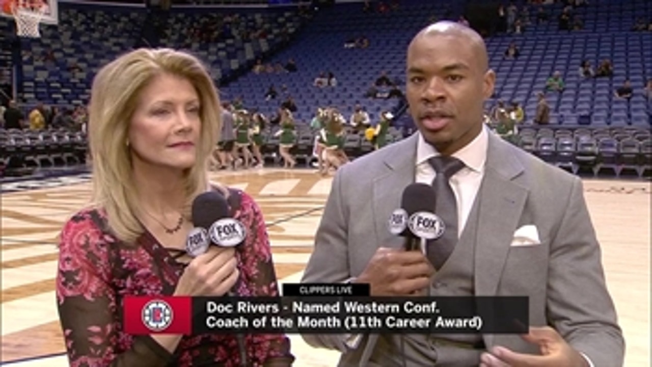 Doc Rivers named Coach of the Month for 11th time