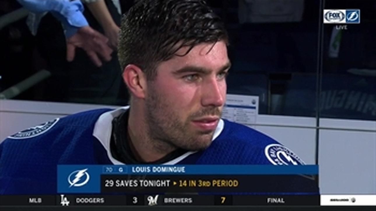 Louis Domingue: 'It's a huge team win for us'