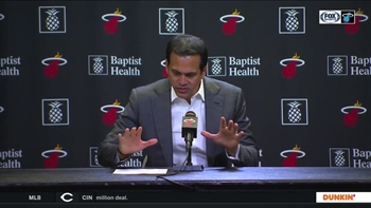 Coach Spo on emotional Heat win over Magic, Bam Adebayo being deserving of All-Star bid