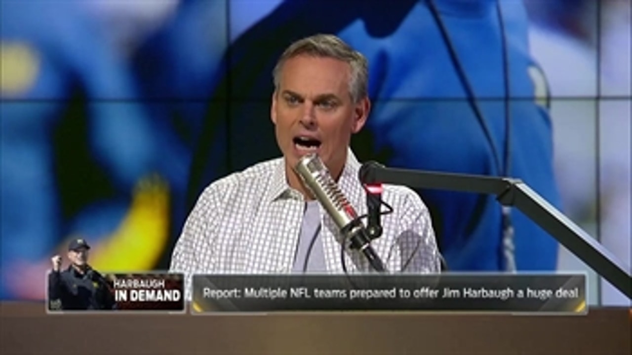 Michigan coach Jim Harbaugh is worth the money - Colin Cowherd explains ' THE HERD