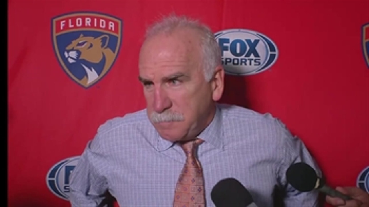 Coach Quenneville talks tonight's win, character of the Panthers