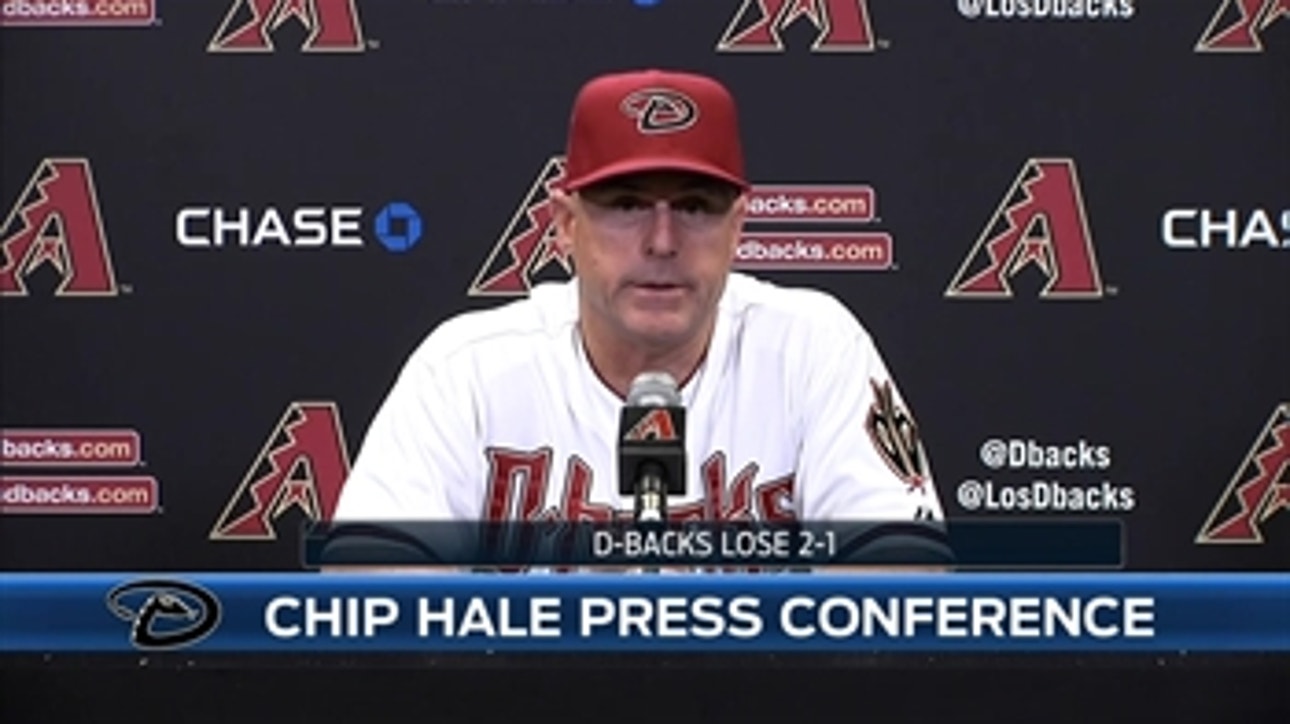 Hale on Corbin, loss to Brewers