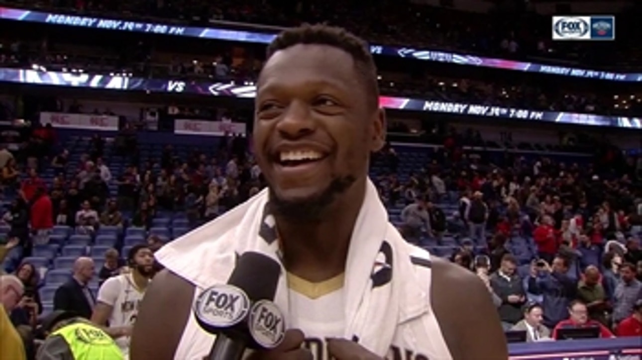 Julius Randle on Playing with Davis, win over Denver