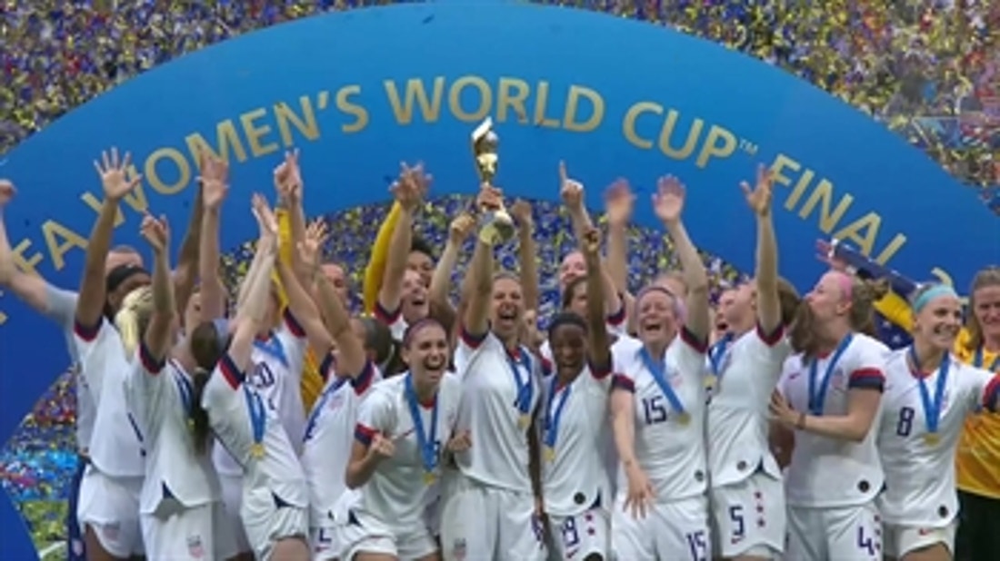 Watch the United States lift their 4th FIFA Women's World Cup™ trophy