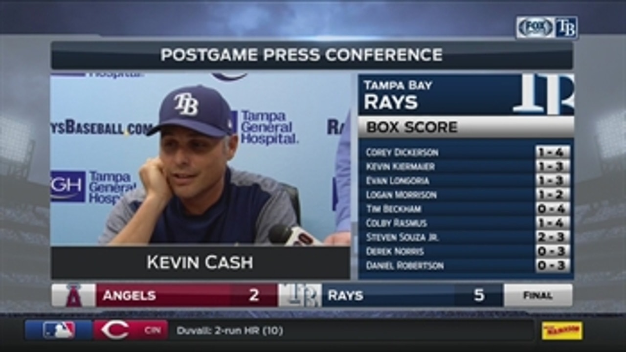 Kevin Cash remains impressed with Erasmo Ramirez's performance