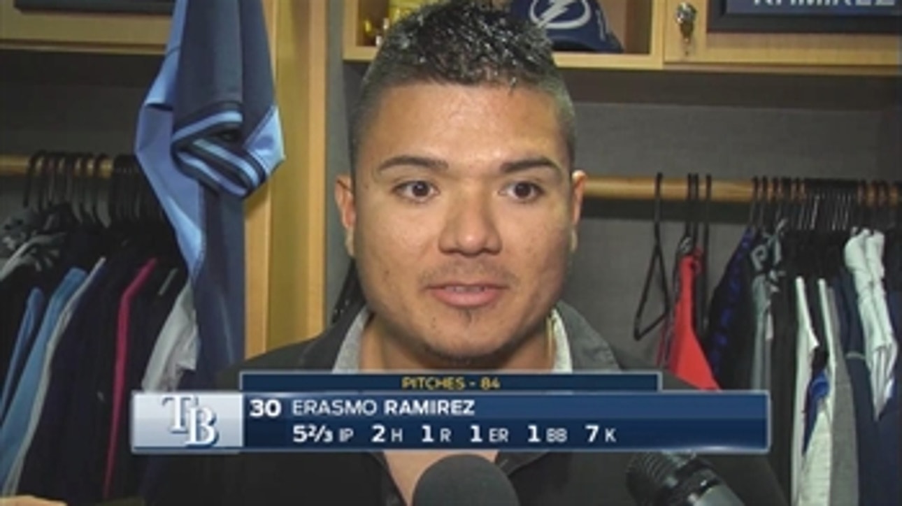 Erasmo Ramirez: 'Good to be back on the mound'