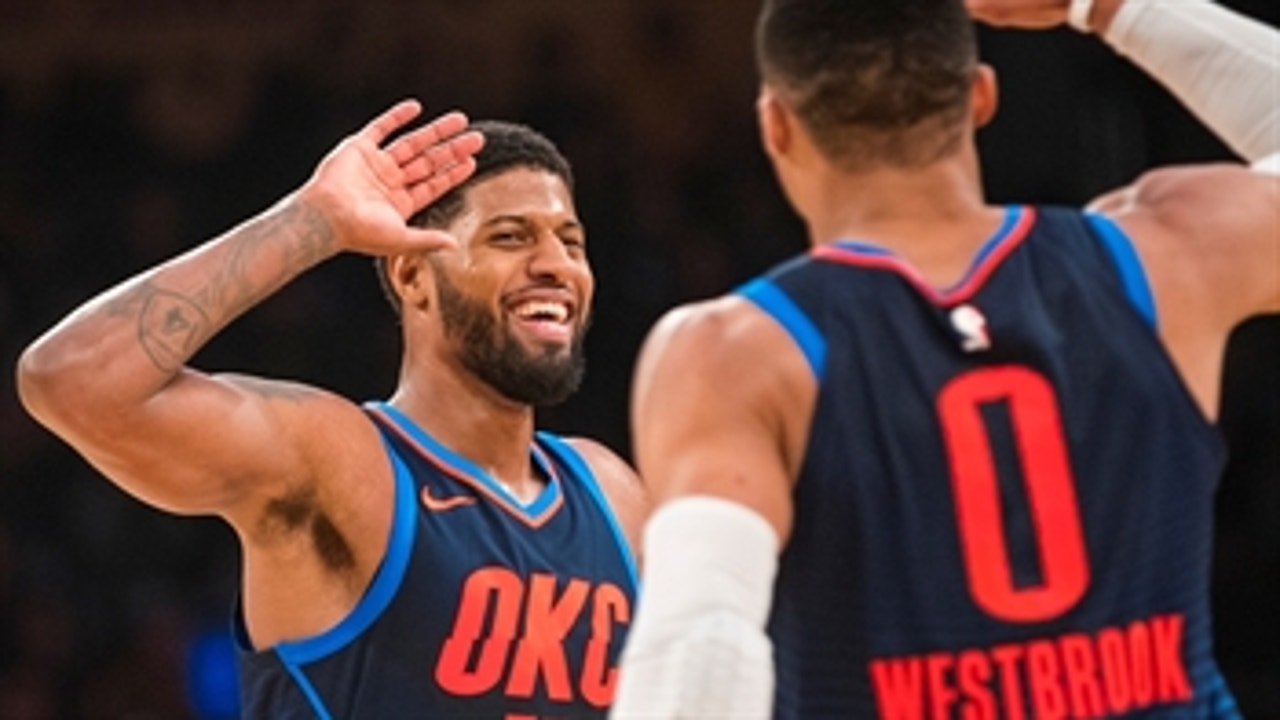 Colin Cowherd weighs in on Paul George staying with Westbrook in OKC vs. joining LeBron on Lakers
