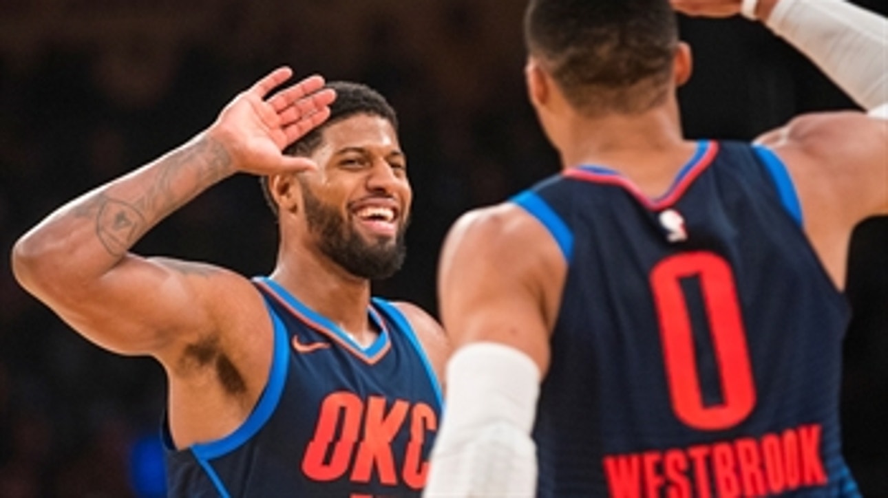 Colin Cowherd weighs in on Paul George staying with Westbrook in OKC vs. joining LeBron on Lakers