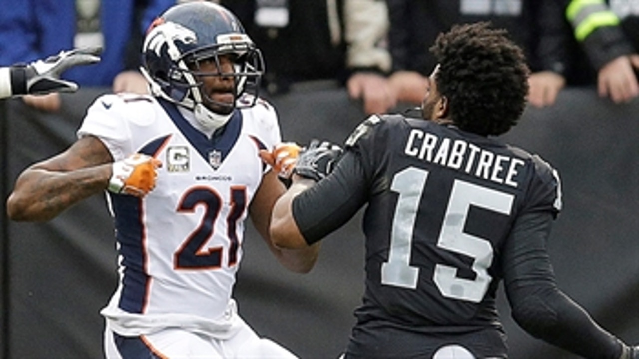 Shannon Sharpe reacts to Sunday's fight between Michael Crabtree and Aqib Talib