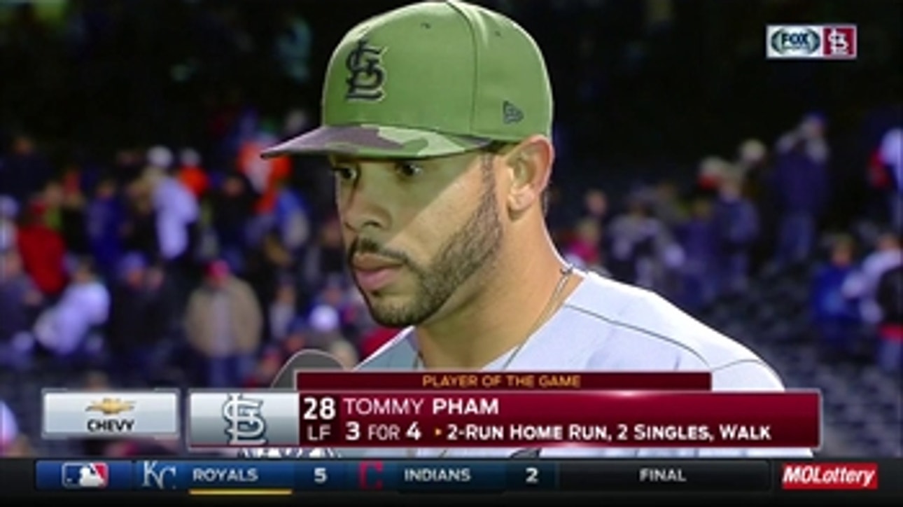 Pham says Wainwright 'went in there and did his thing' against Rockies