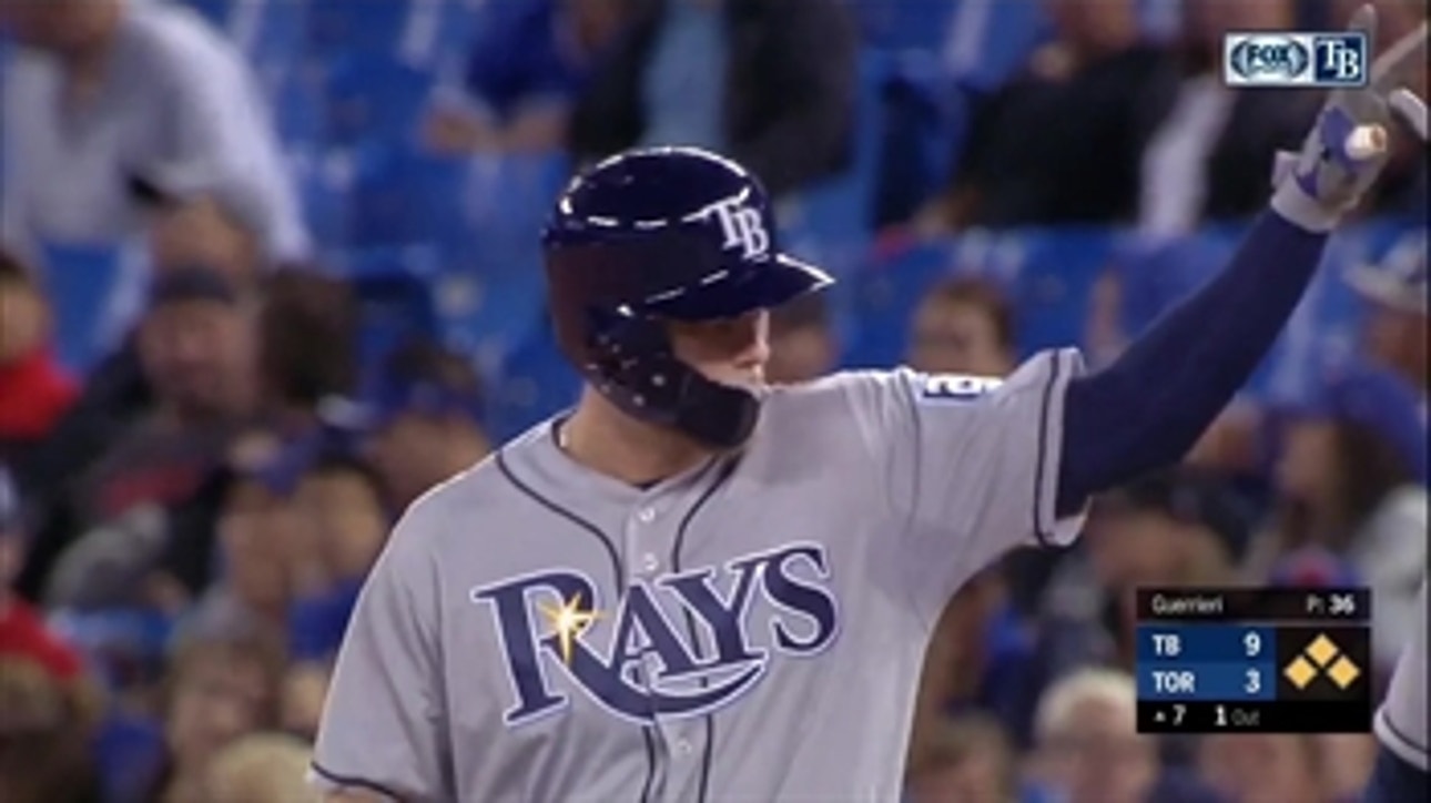 WATCH: Austin Meadows goes 3 for 3 in 2nd game with Rays