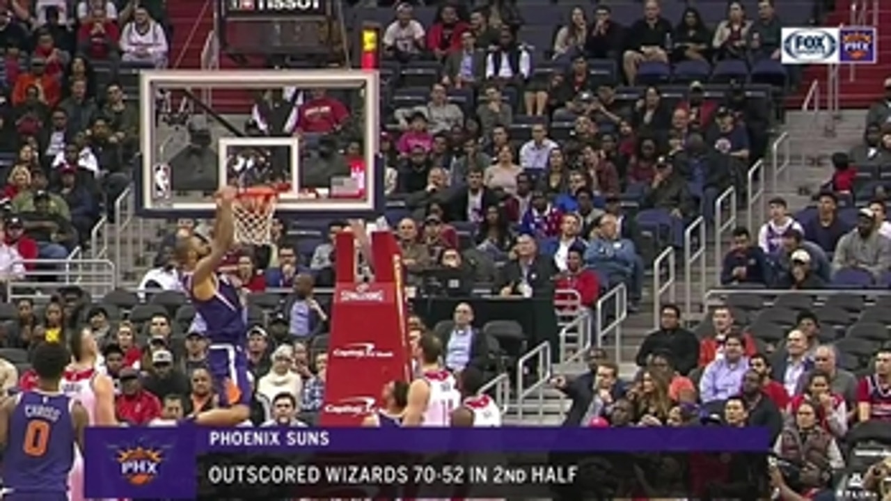 HIGHLIGHTS: Big second half propels Suns past Wizards