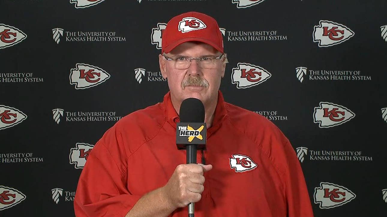Andy Reid discusses Patrick Mahomes one day replacing Alex Smith, more ' THE HERD (FULL INTERVIEW)