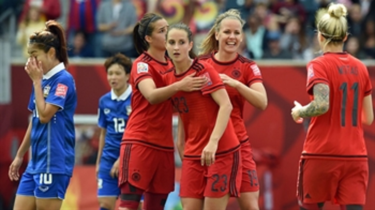 Dabritz widens Germany lead against Thailand - FIFA Women's World Cup 2015 Highlights