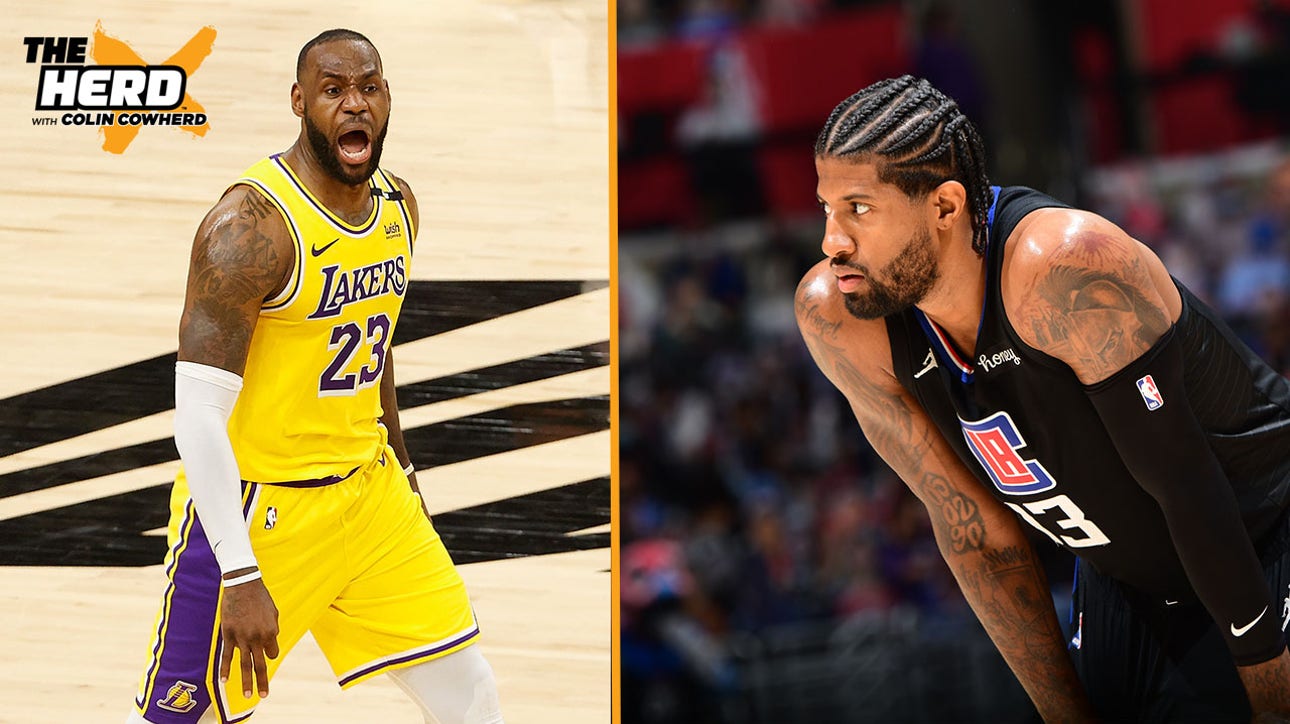 Nick Wright breaks down LeBron James' Game 2 clutch three-pointer against Phoenix, Clippers' 0-2 start | THE HERD