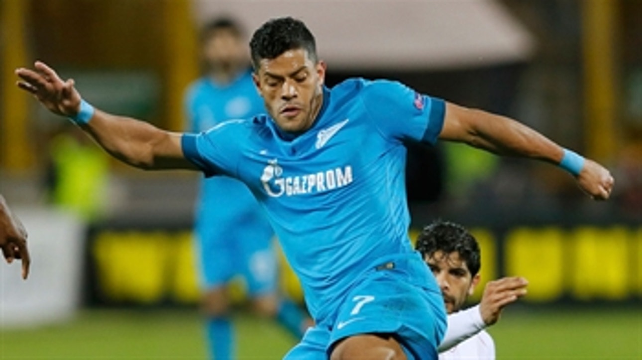 Hulk gives Zenit 2-1 advantage against Sevilla