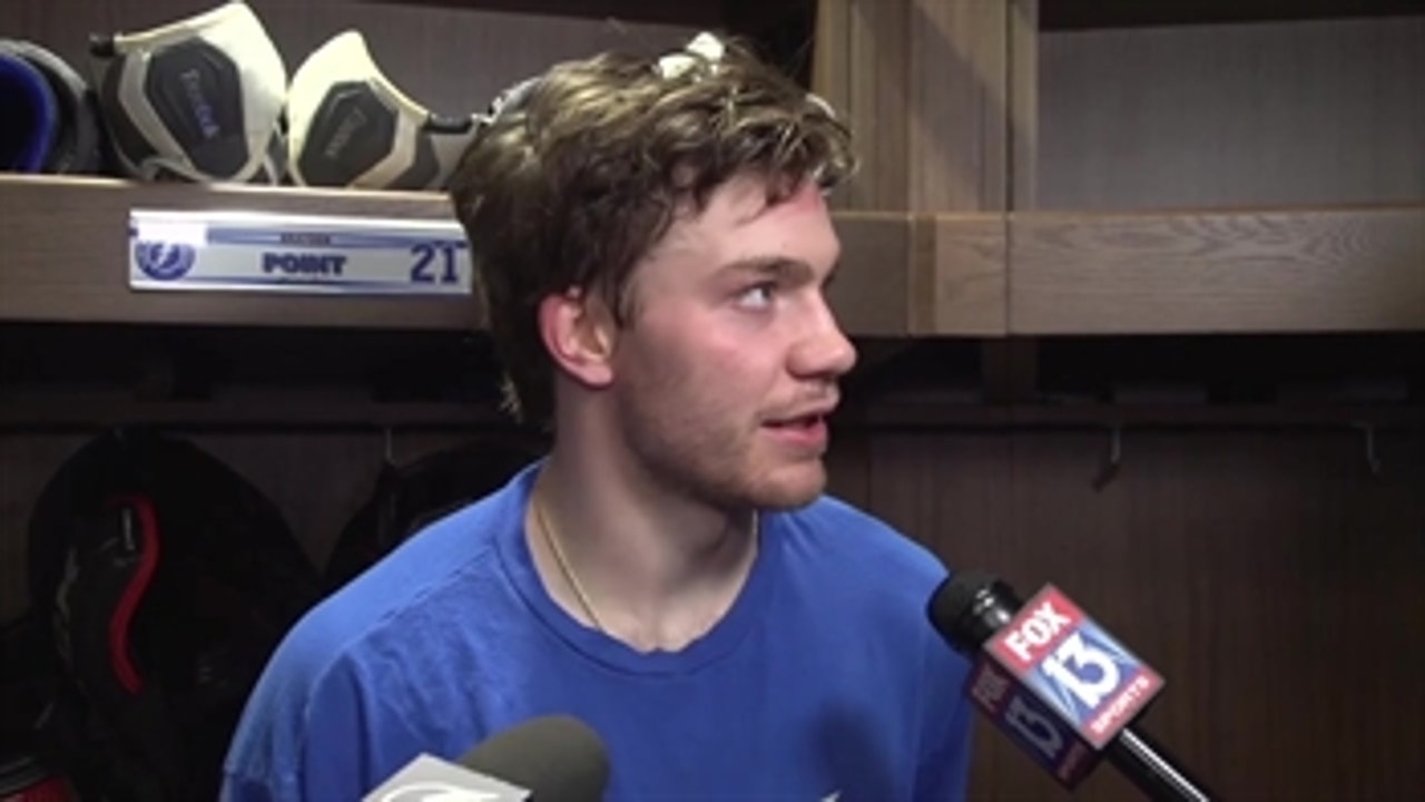 Lightning forward Brayden Point on refreshing break, getting back to work