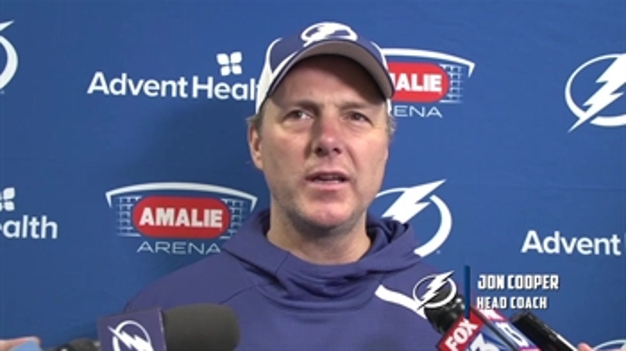 Jon Cooper says NHL is better off with team's getting a break