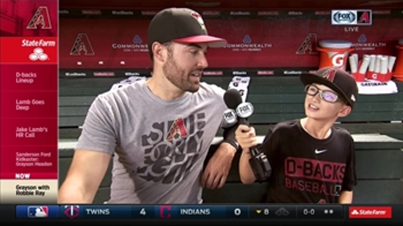 KidKaster Grayson gets the skinny on Robbie Ray's candy preferences