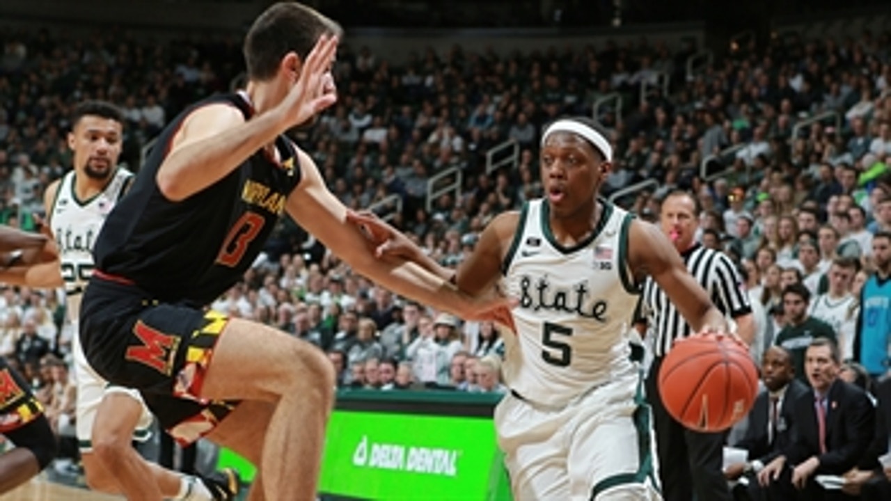 Cassius Winston drops 14 points in No. 6 Michigan State's win over No. 13 Maryland