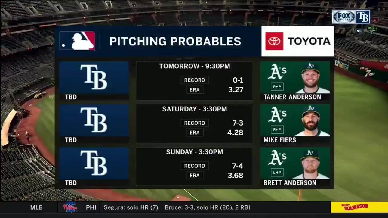 Rays aim to snap 4-game skid Friday vs. A's