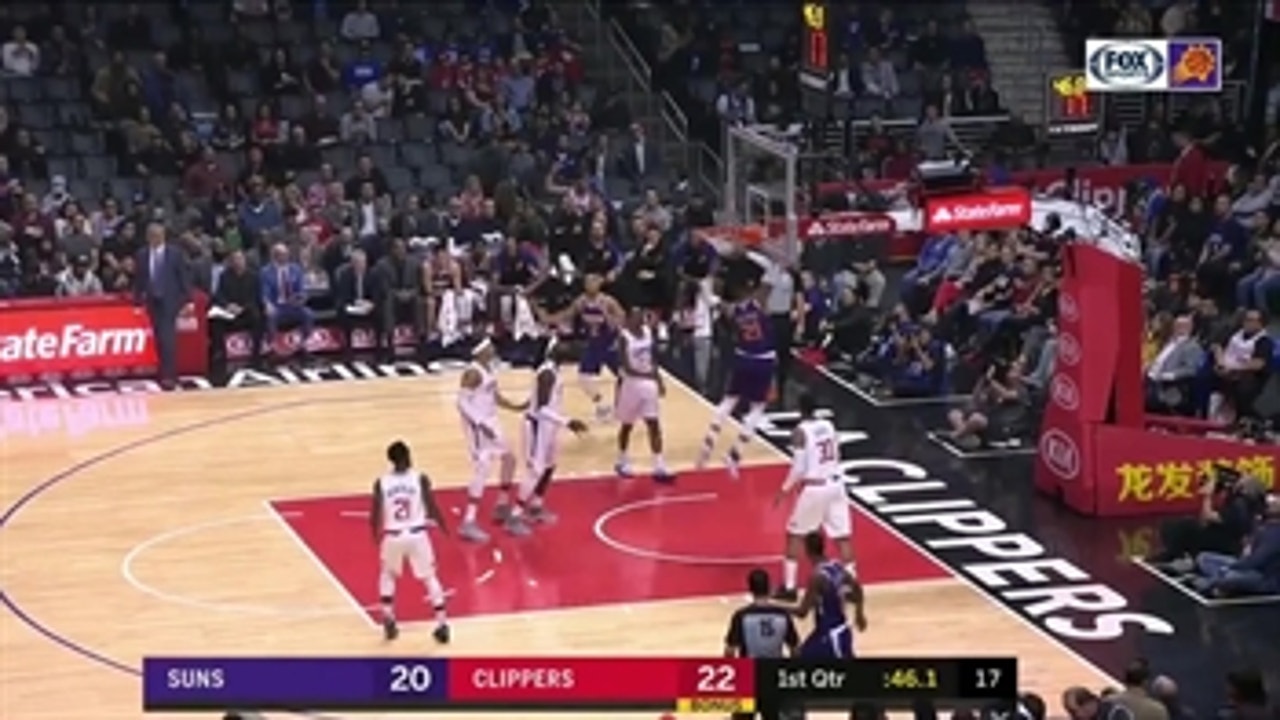 HIGHLIGHTS: Suns falter in second half in loss to Clippers