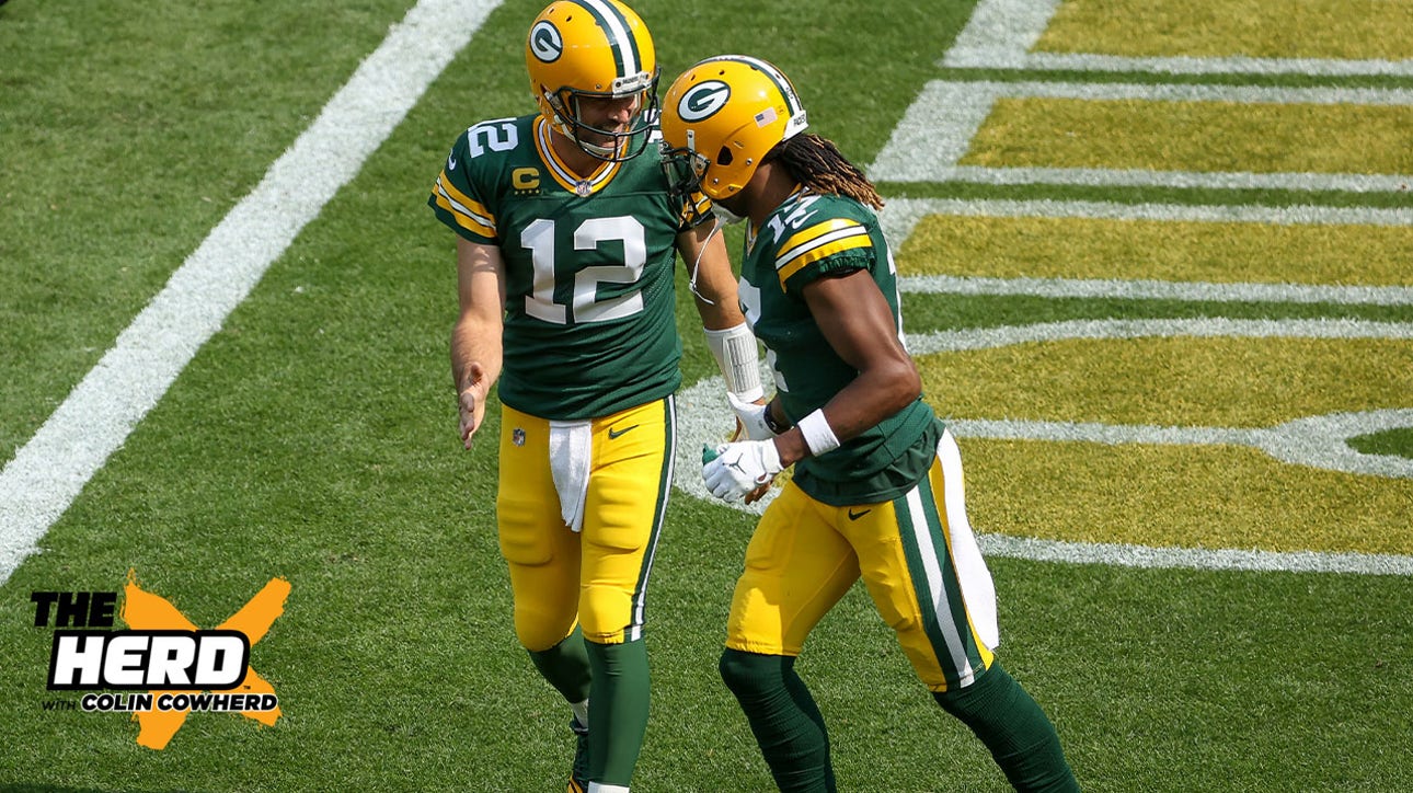 Greg Jennings on Aaron Rodgers - Packers restructured deal, Davante Adams' future in Green Bay I THE HERD