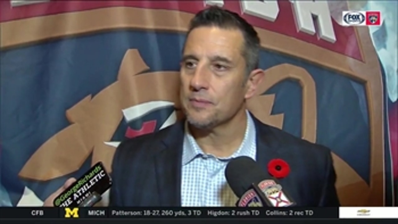 Bob Boughner recaps tonight's win against Islanders