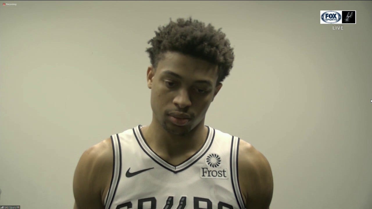 Keldon Johnson on the loss agaist the Jazz