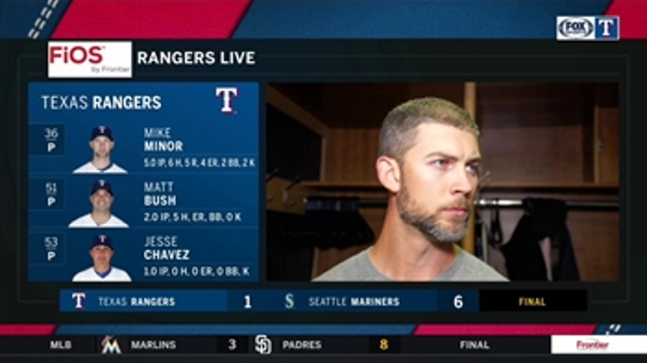Mike Minor talks tough loss in finale to Mariners