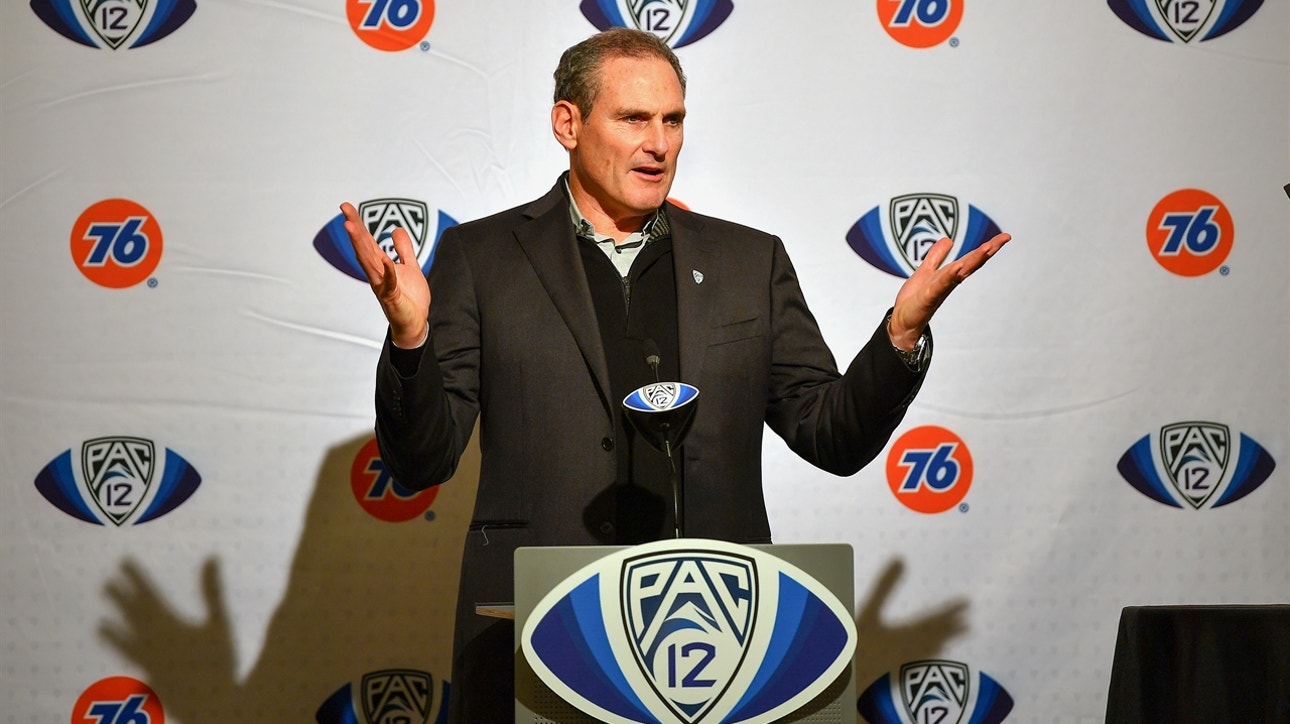 Commissioner Larry Scott explains why the Pac-12 champion should be consider for the College Football Playoff