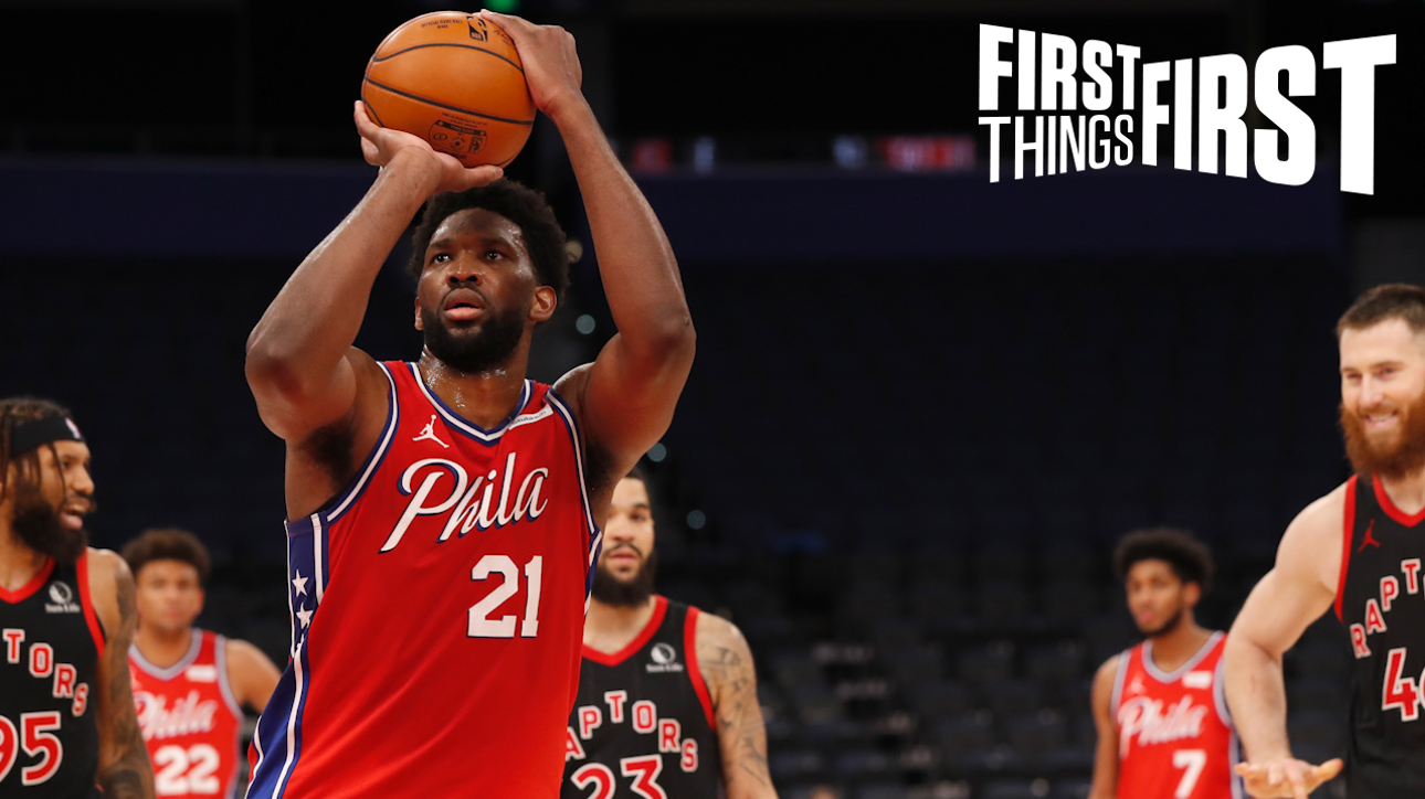 Nick Wright: NBA MVP isn't earned in regular season; Joel Embiid is close but LeBron James will win ' FIRST THINGS FIRST