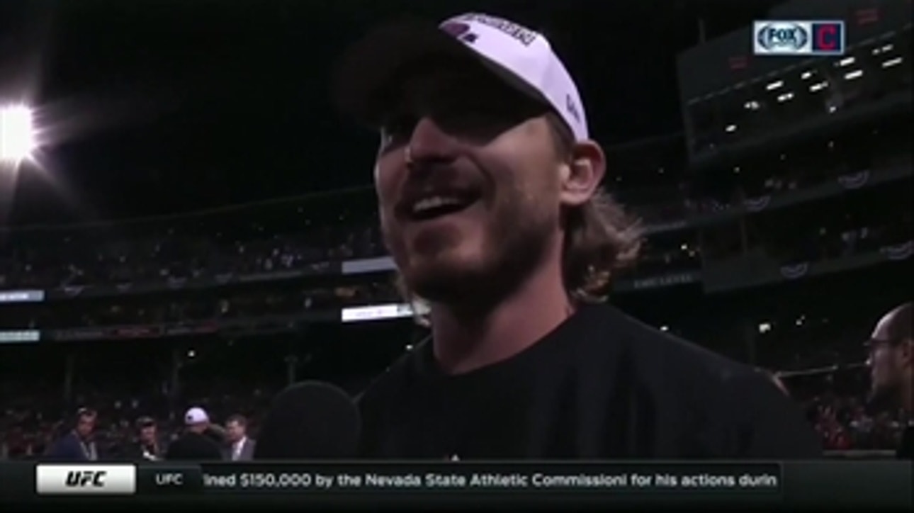 Josh Tomlin on ALDS win over Red Sox: 'It was the biggest game of my life.'