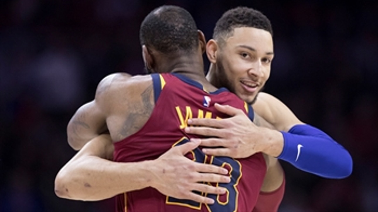 Chris Broussard on LeBron potentially joining Embiid and Simmons in Philly