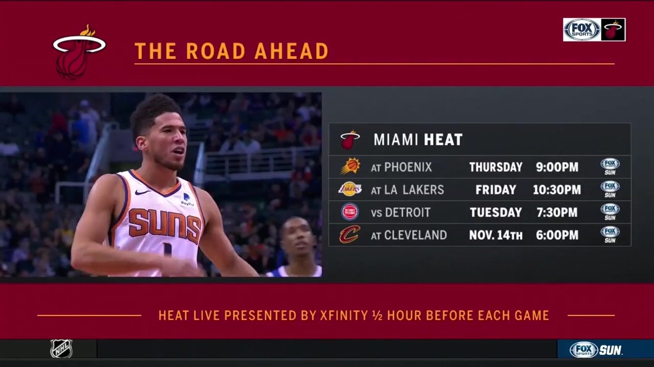Heat head south to take on Devin Booker, Suns