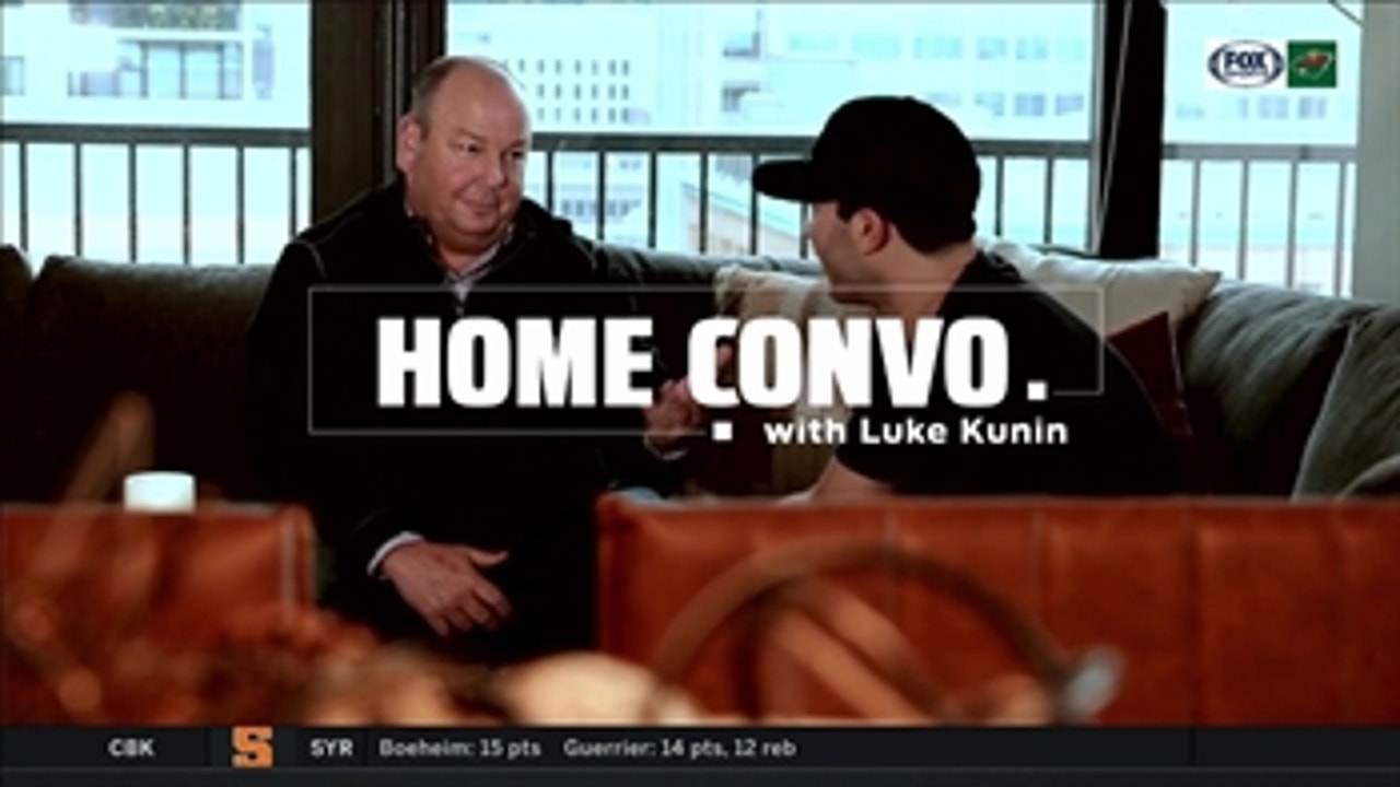 At home with Minnesota Wild's Luke Kunin
