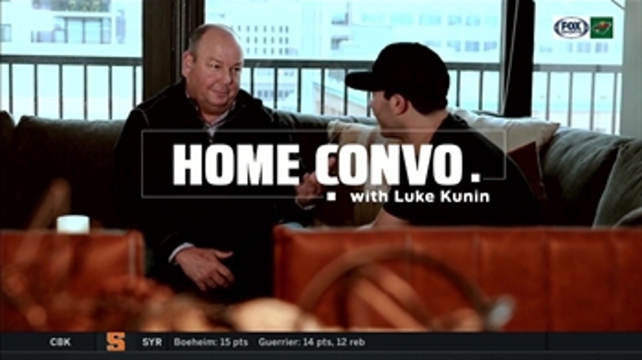 At home with Minnesota Wild's Luke Kunin