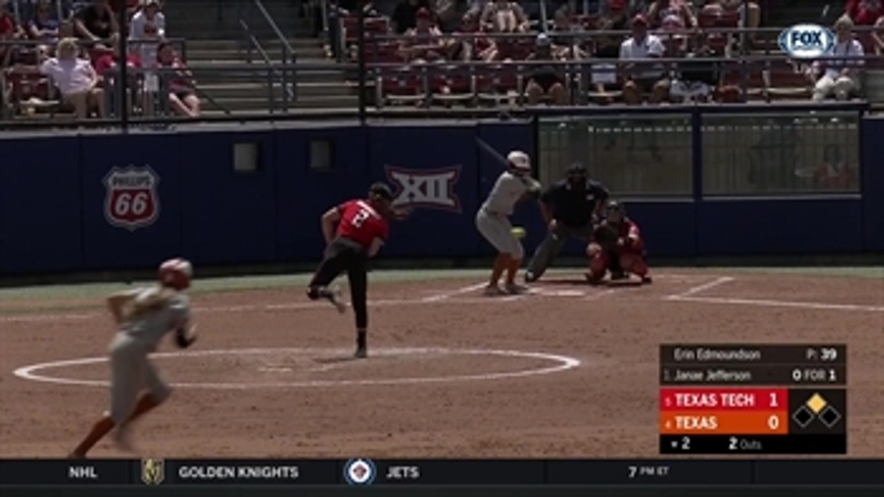 WATCH: Texas Tech vs. Texas ' Big 12 Softball Championships