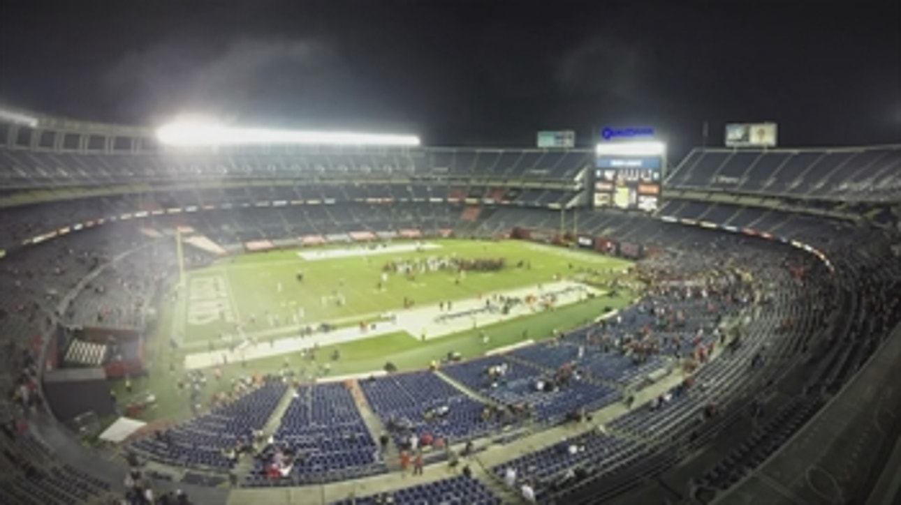 Watch Qualcomm Stadium get flipped from an Aztecs game to a Chargers game overnight