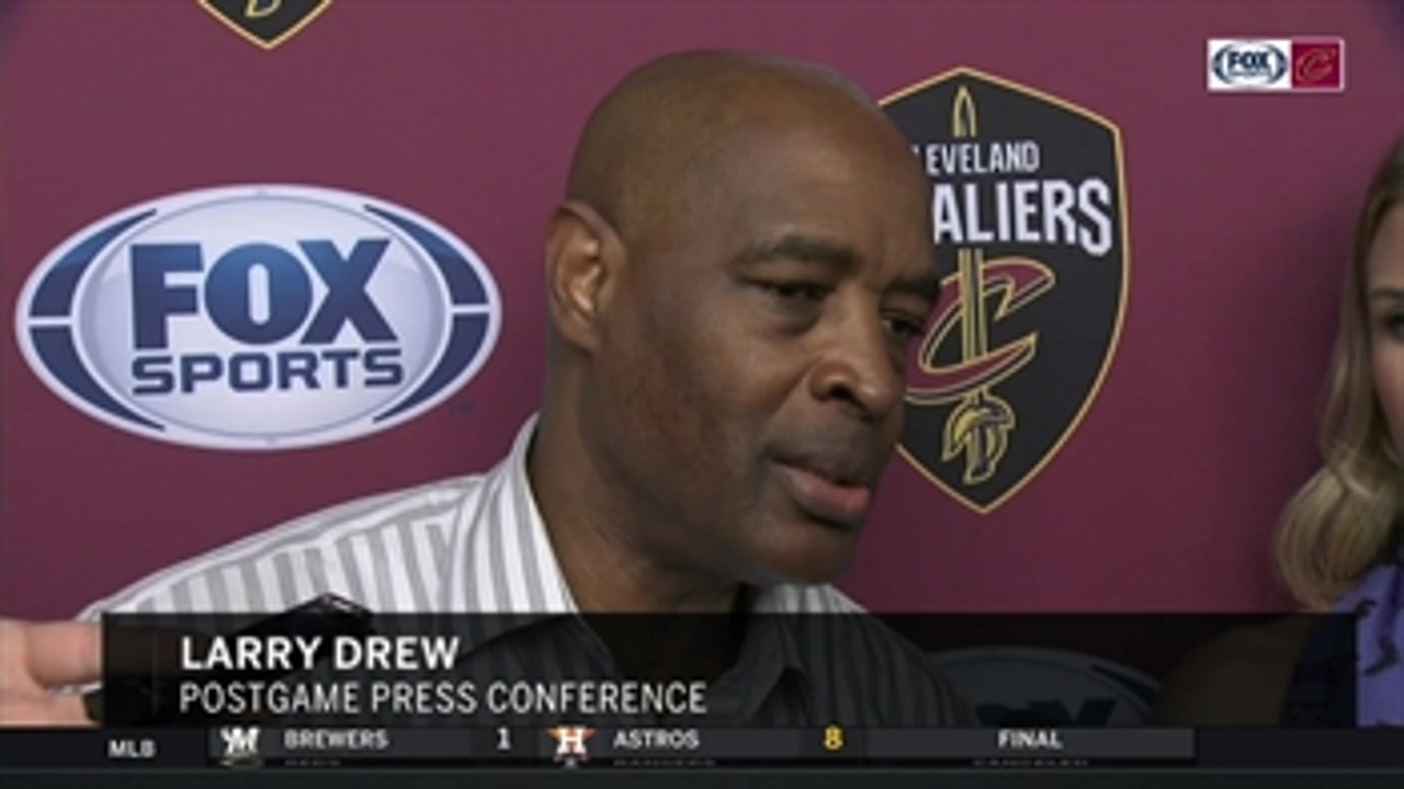 Larry Drew isn't concerned about Cavs' spot in standings