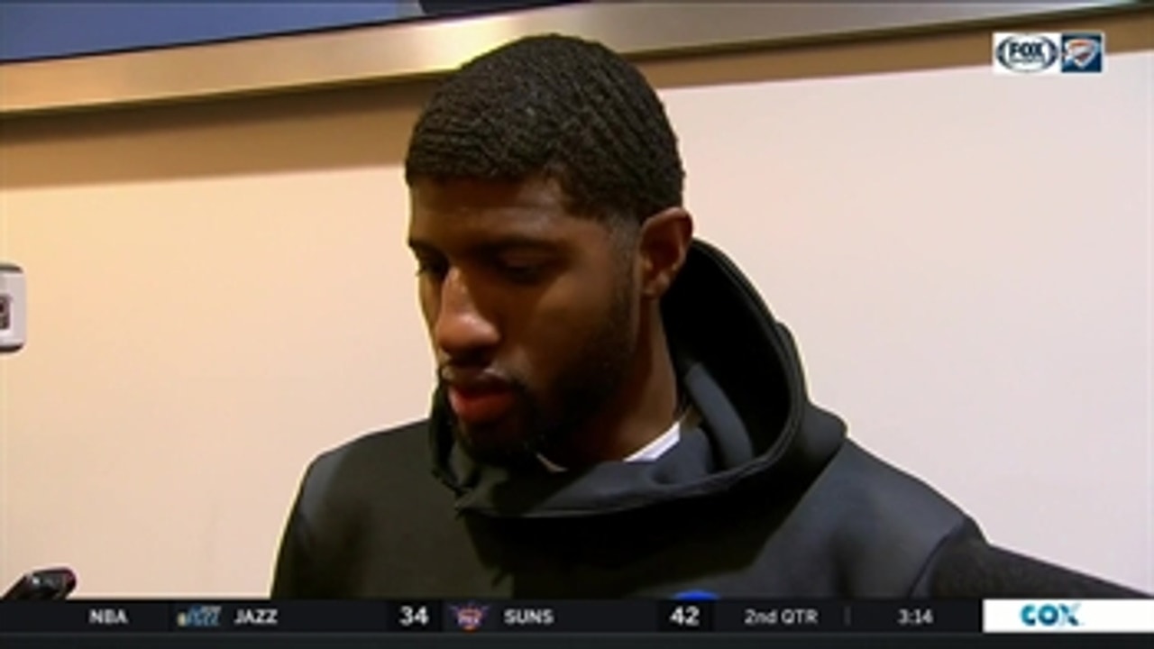 Paul George: 'We played well'