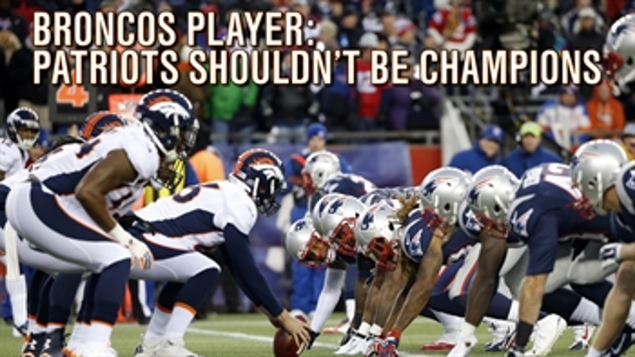 Emmanuel Sanders doesn't think the New England Patriots should be champions