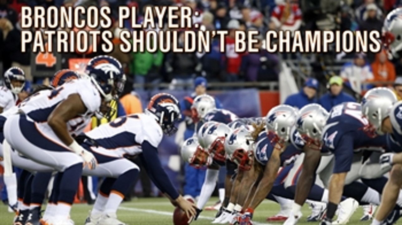 Emmanuel Sanders doesn't think the New England Patriots should be champions