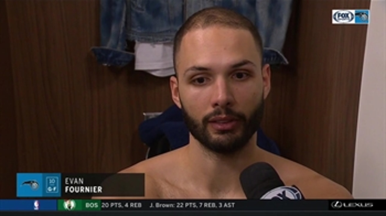 Evan Fournier on how Magic let other teams "gain confidence," outmuscle them