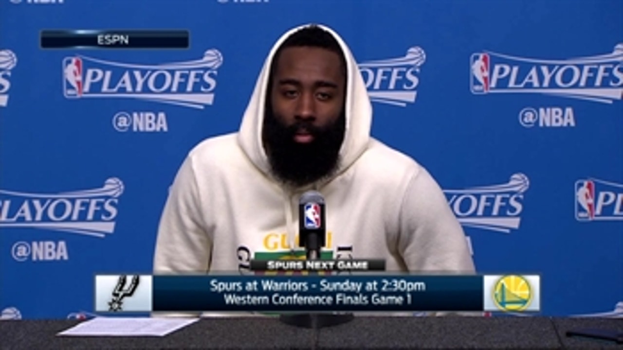 James Harden: 'They just dominated'